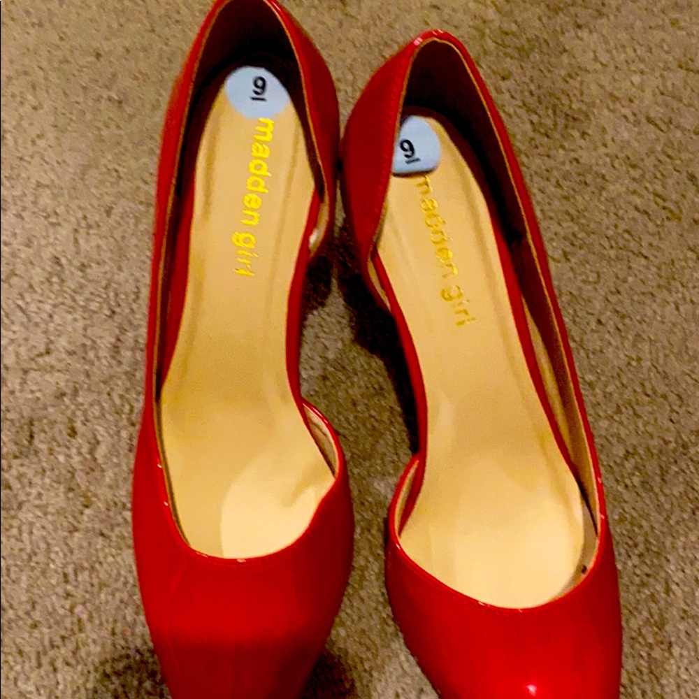 Red Madden heels